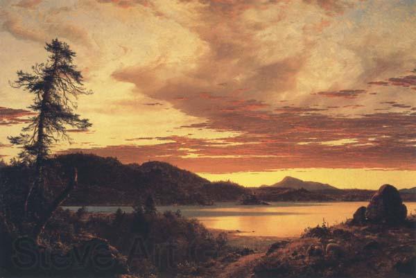 Frederic E.Church Sunset France oil painting art